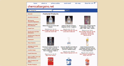 Desktop Screenshot of chemicalbargains.net
