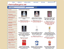Tablet Screenshot of chemicalbargains.net